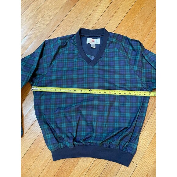 Vintage Thomas E Wilson Golf Windbreaker Pullover Jacket Mens M Tartan Plaid EUC - Picture 5 of 8